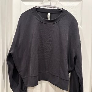 Lululemon Perfectly Oversized Ribbed Crop Crew Size 12